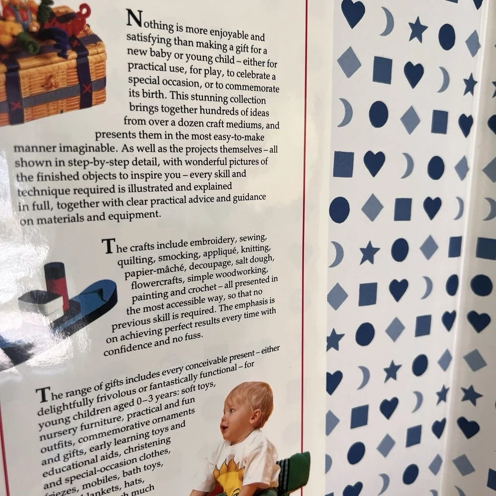 Vintage The Baby Craft Book Hardcover Baby crafts baby shower gift
